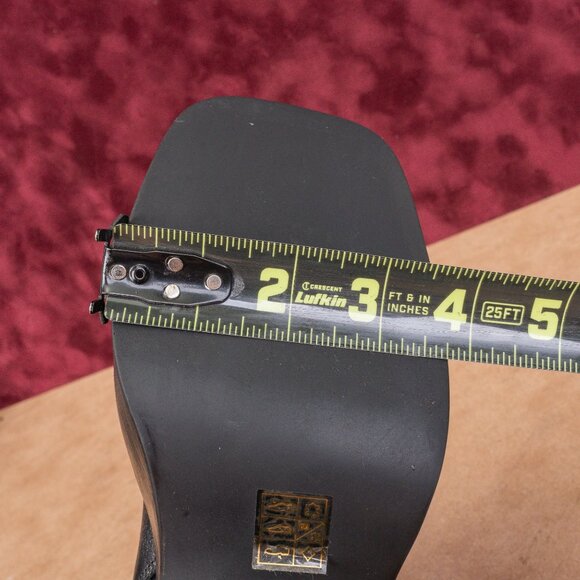 Jeffrey Campbell Women Black Leather The Band Retro 90s Y2K Platform Boots sz 9. - Picture 6 of 9